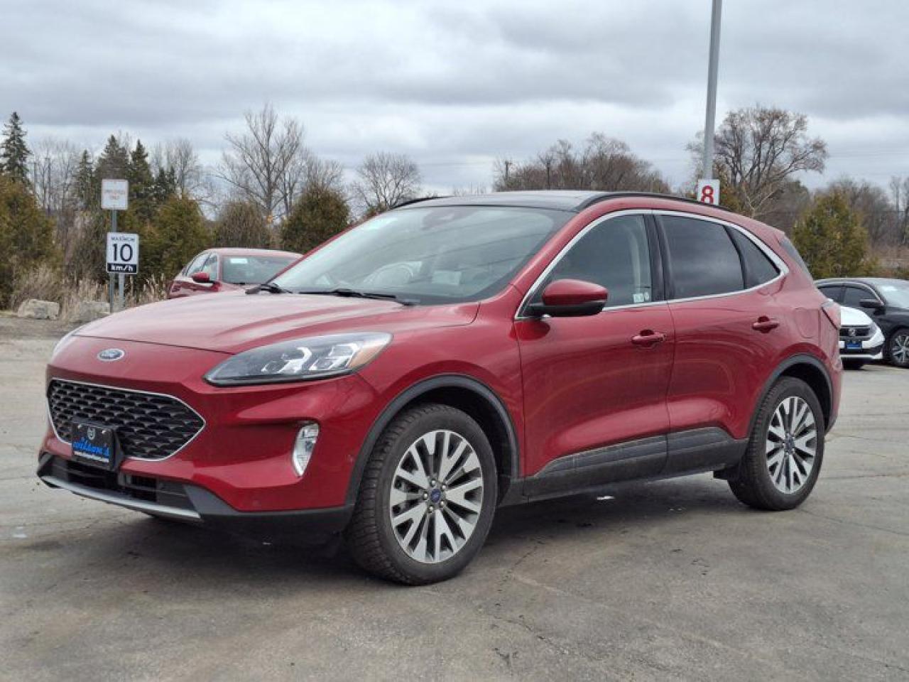 Used 2020 Ford Escape Titanium Hybrid AWD | Leather | Sunroof | Nav | Heated Steering + Seats | New Tires | New Brakes | for sale in Guelph, ON