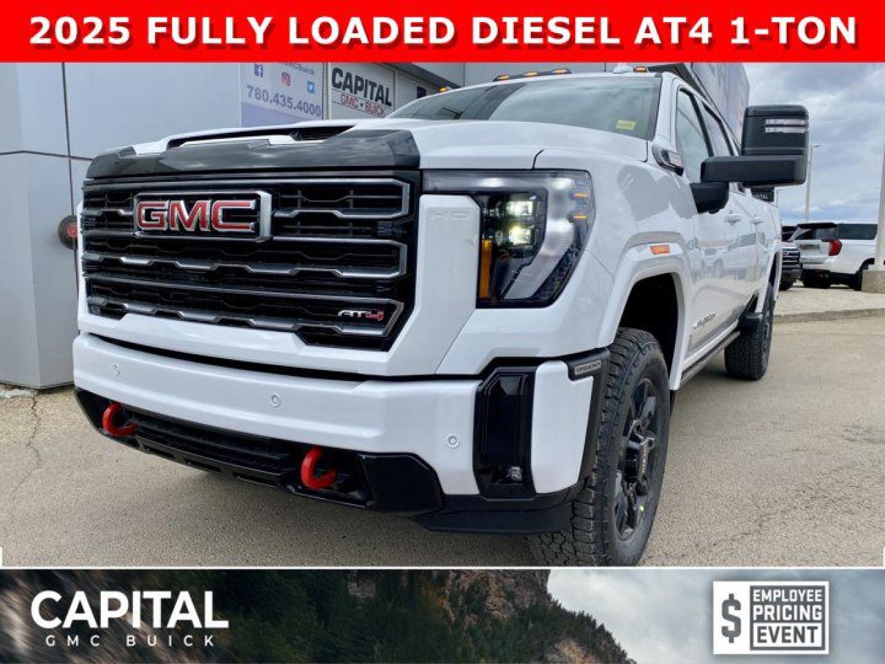 New 2025 GMC Sierra 3500 HD Crew Cab AT4 for sale in Edmonton, AB