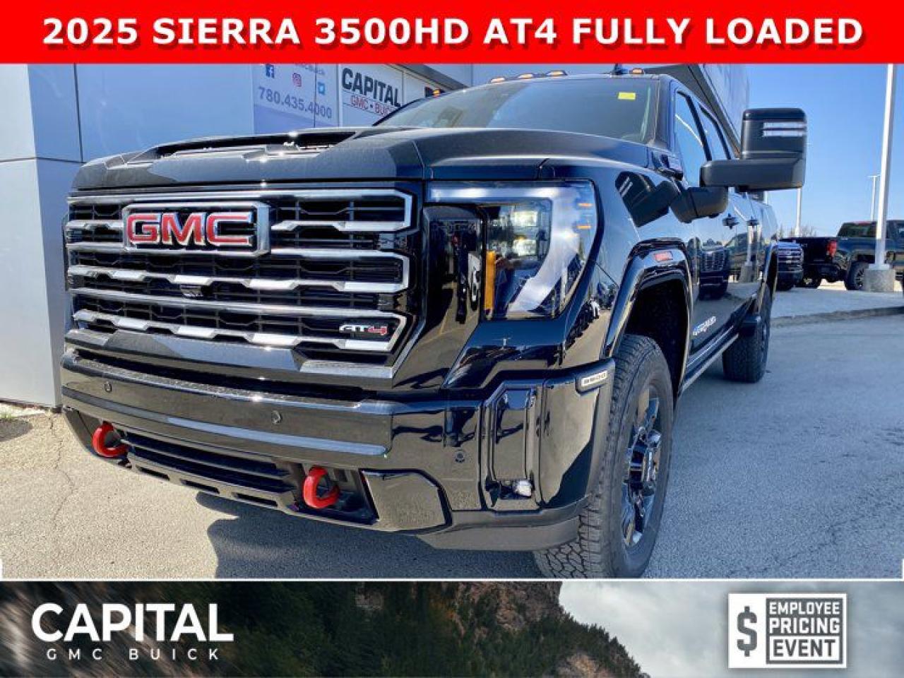 New 2025 GMC Sierra 3500 HD Crew Cab AT4 for sale in Edmonton, AB