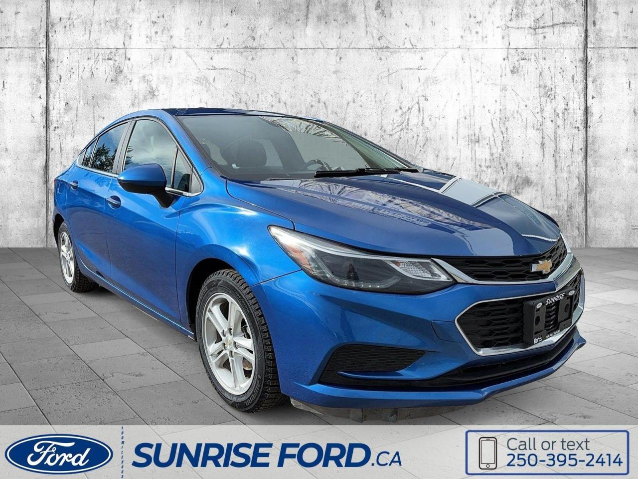 Used 2018 Chevrolet Cruze LT FUEL EFFICIENT AND GREAT CARIBOO COMMUTER CAR!!! for sale in 100 Mile House, BC
