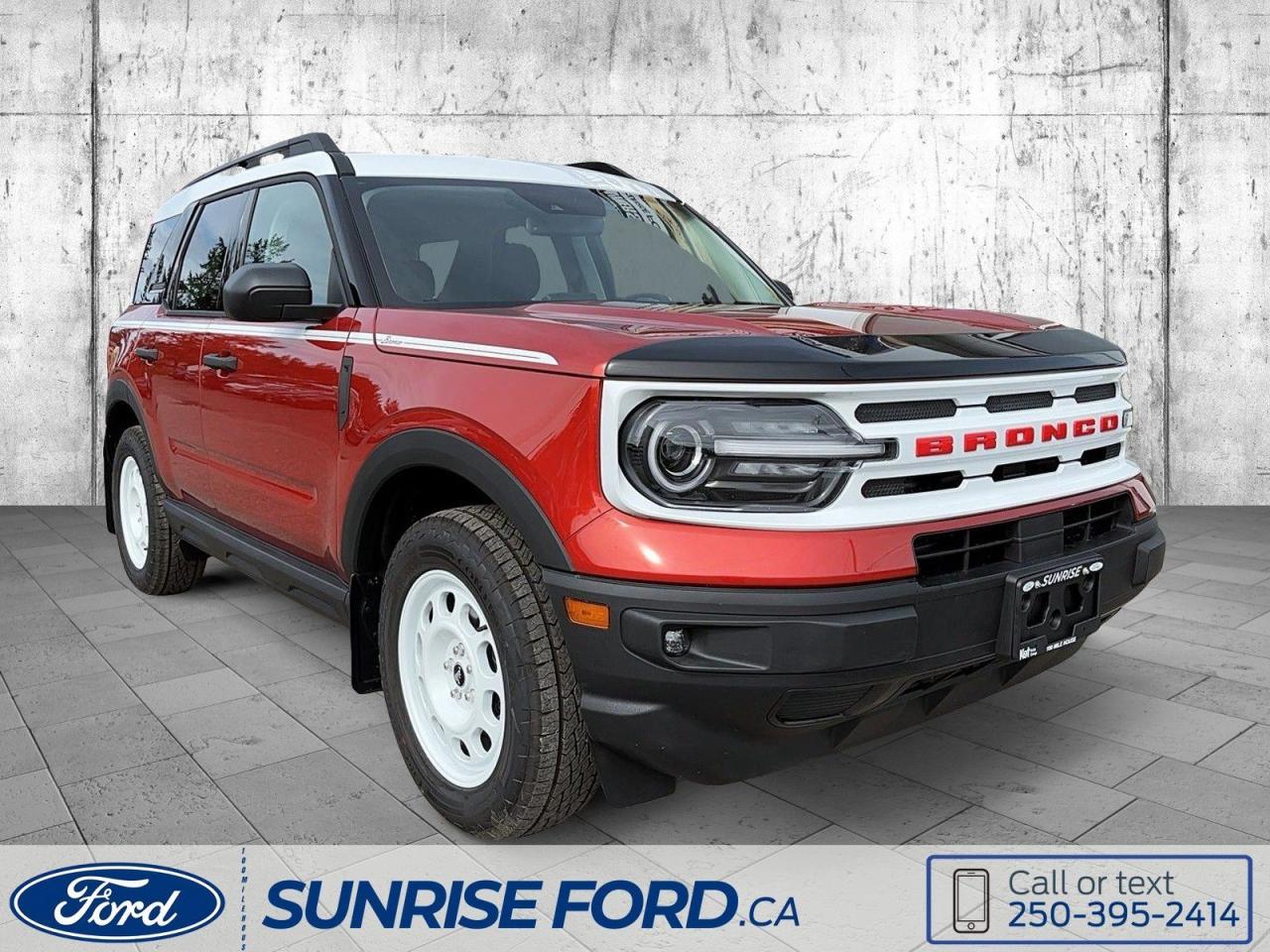 Used 2024 Ford Bronco Sport Heritage DEMO DISCOUNT $1830.00!!! for sale in 100 Mile House, BC