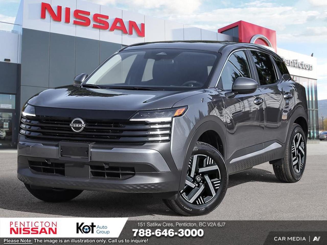 Used 2025 Nissan Kicks SV FWD - DEMO DISCOUNT $1700 !! GREAT VALUE HERE , DON'T MISS OUT !! for sale in Penticton, BC