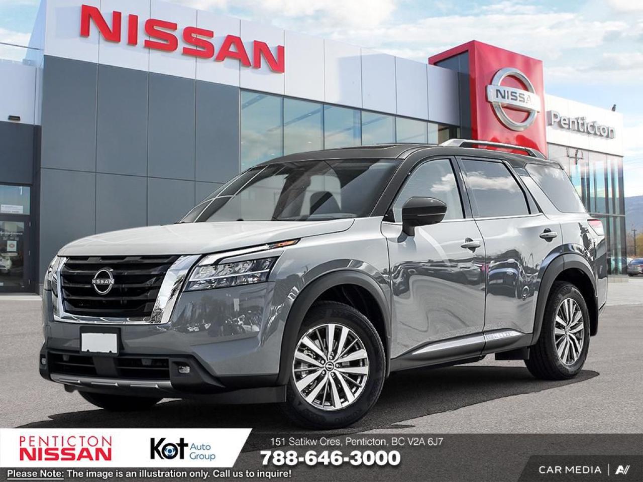 New 2025 Nissan Pathfinder PLATINUM 4WD W/ CAPTAINS CHAIRS for sale in Penticton, BC