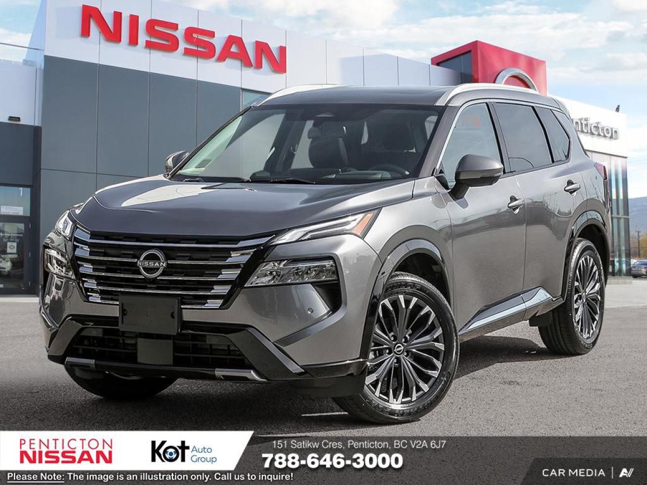 New 2025 Nissan Rogue Platinum AWD for sale in Penticton, BC