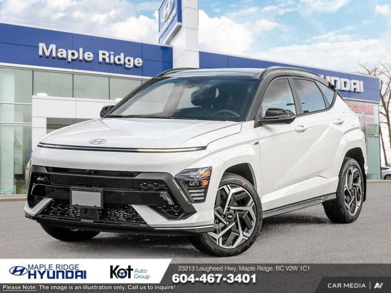 Used 2025 Hyundai KONA 1.6T N Line AWD w/Two-Tone Roof for sale in Maple Ridge, BC
