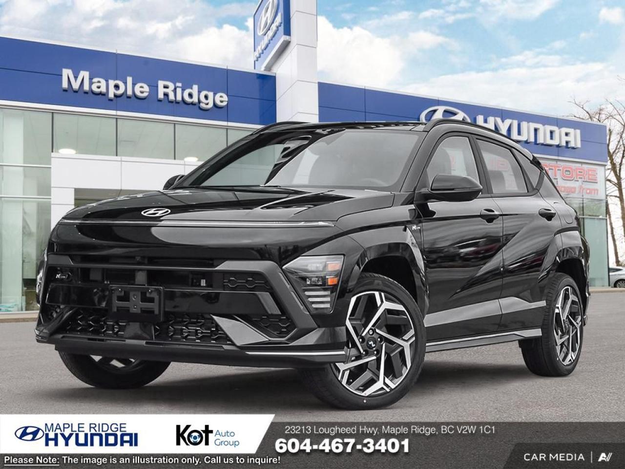 New 2025 Hyundai KONA 1.6T N Line AWD for sale in Maple Ridge, BC