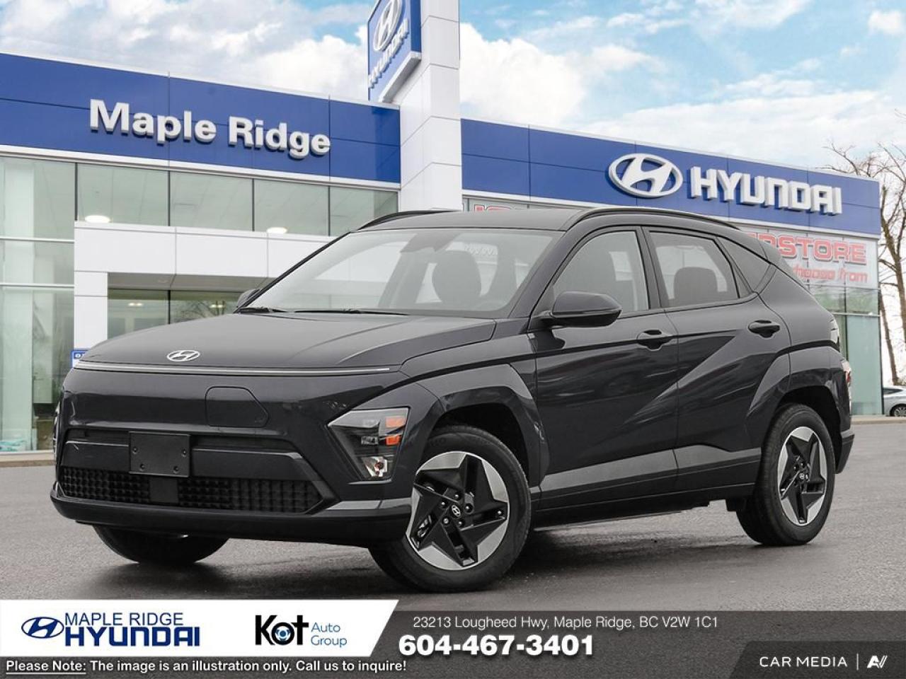 New 2025 Hyundai KONA Electric Preferred FWD w/Trend Package for sale in Maple Ridge, BC