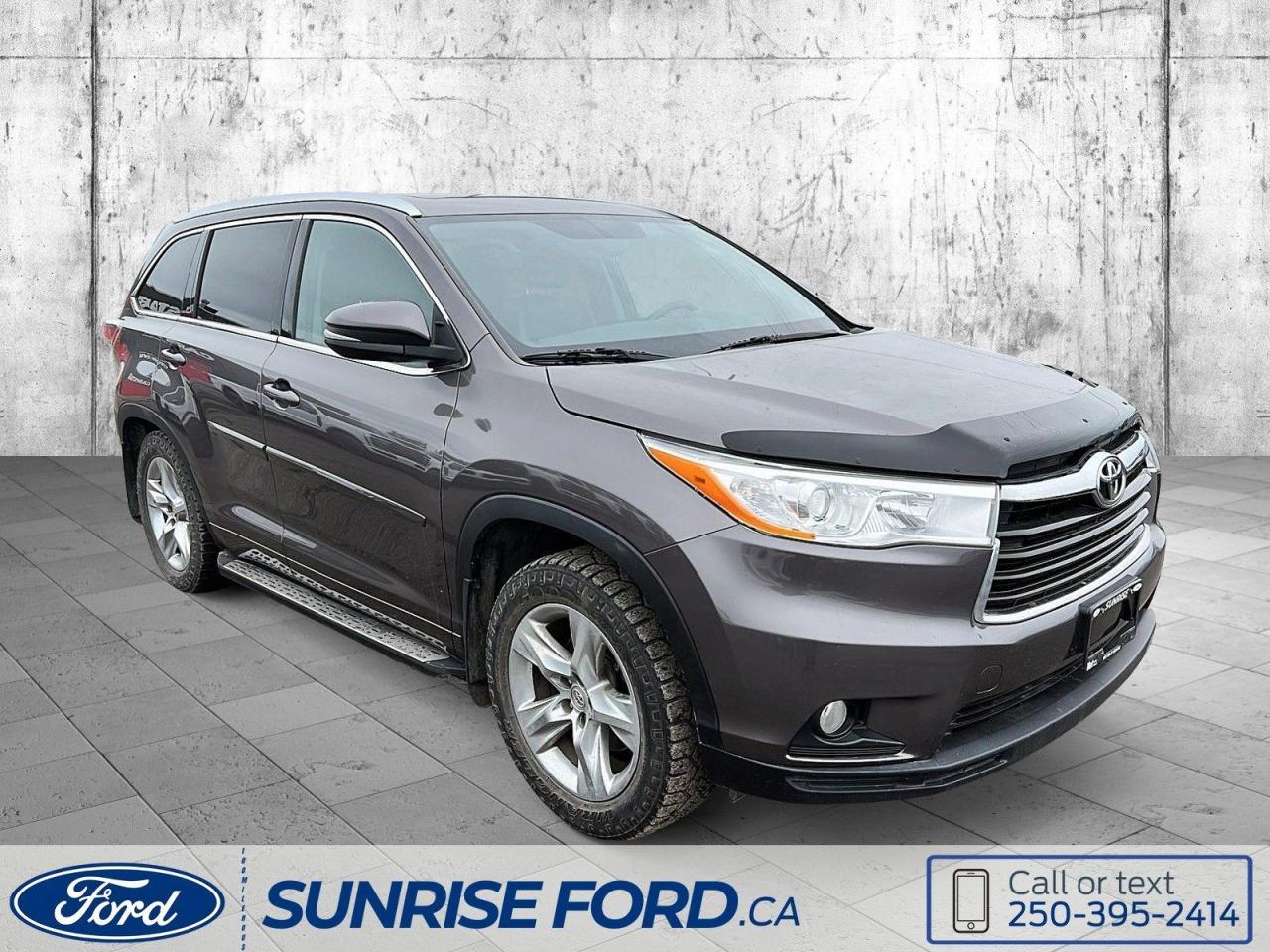 Used 2015 Toyota Highlander LIMITED for sale in 100 Mile House, BC