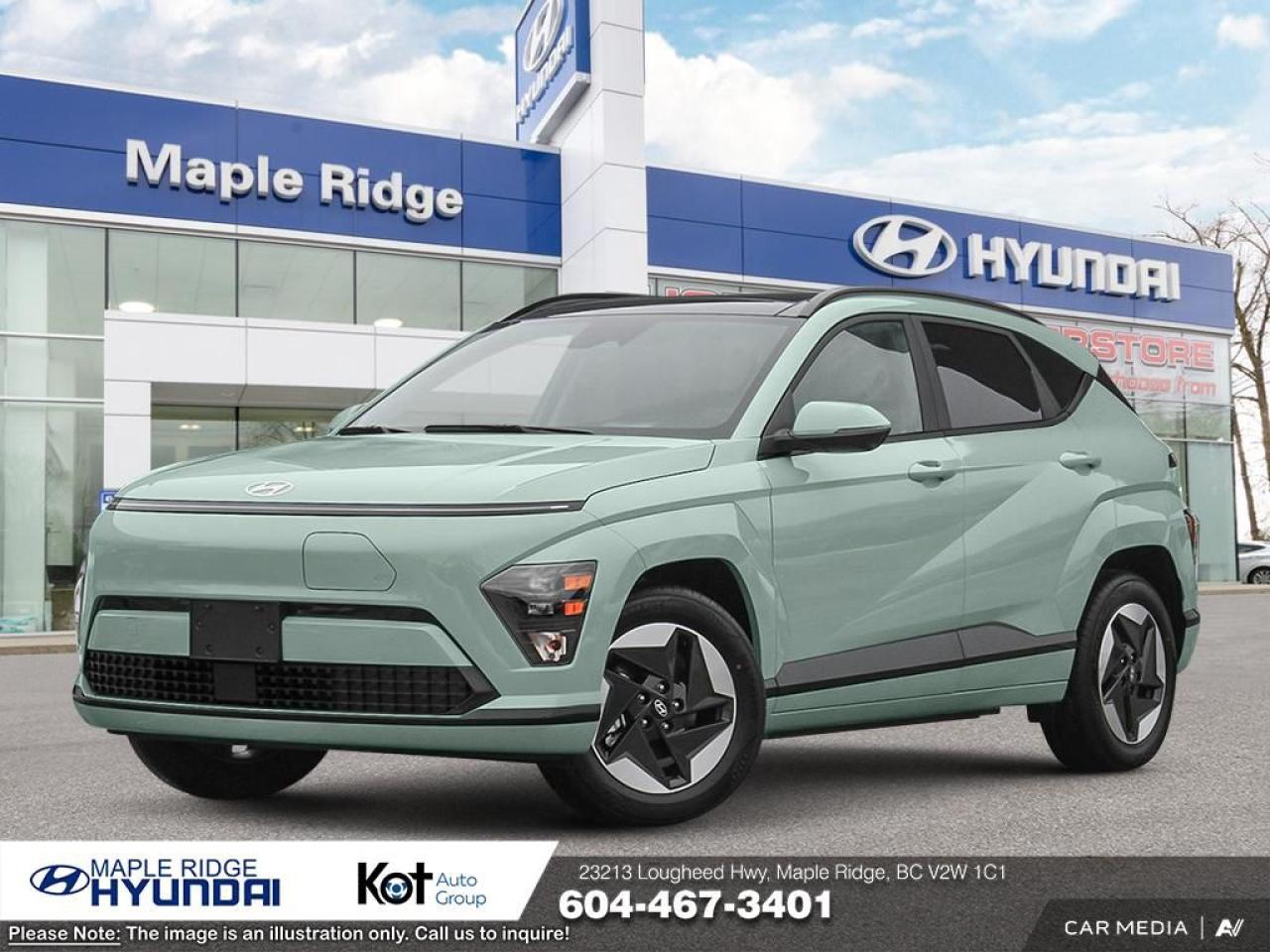 New 2025 Hyundai KONA Electric Preferred FWD for sale in Maple Ridge, BC