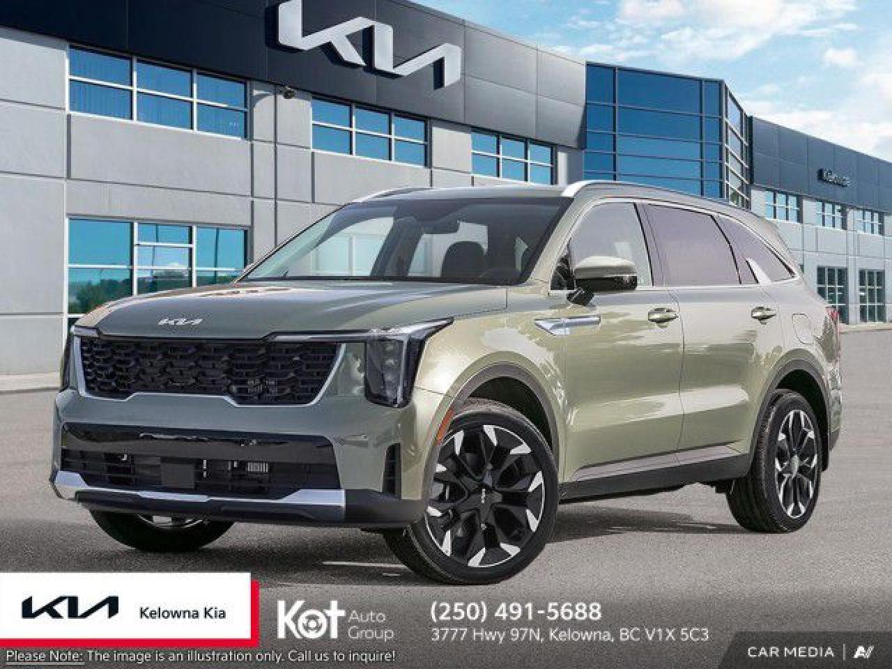 New 2025 Kia Sorento EX for sale in Kelowna, BC