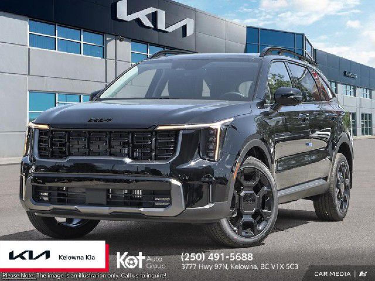 New 2025 Kia Sorento X-Line Limited for sale in Kelowna, BC