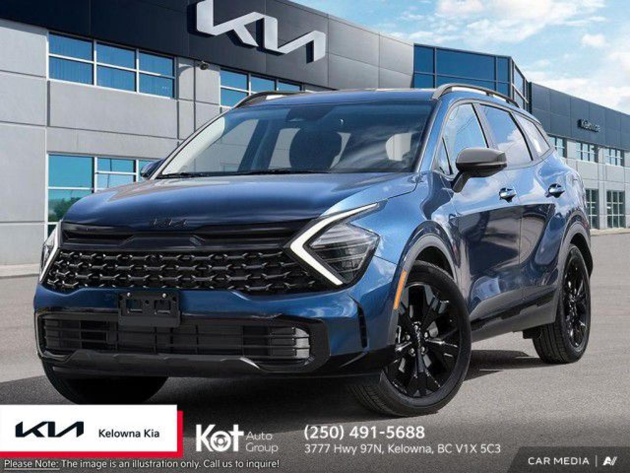 New 2025 Kia Sportage X-Line for sale in Kelowna, BC