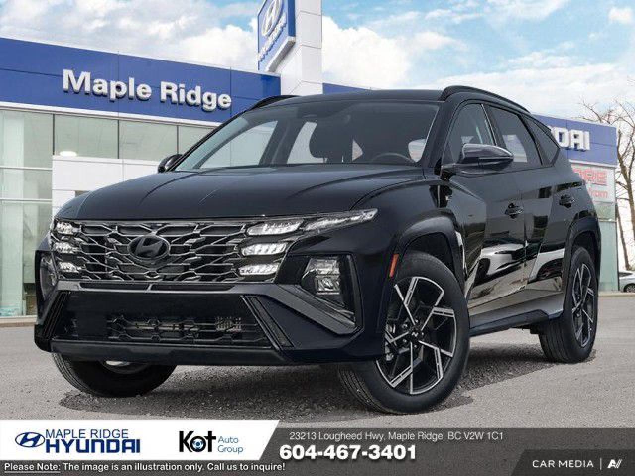 New 2025 Hyundai Tucson Hybrid N-Line AWD for sale in Maple Ridge, BC