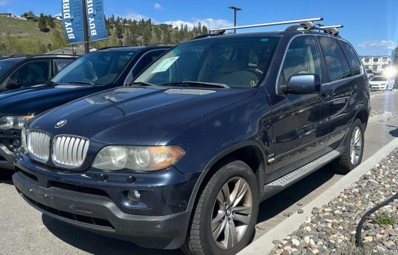 Used 2006 BMW X5 4.4i AUTO, BEIGE INTERIOR, LEATHER HEATED SEATS, SUNROOF, AUTO WINDOWS AND POWER SEATS, WHEEL CONTROLS!!! for sale in Kelowna, BC