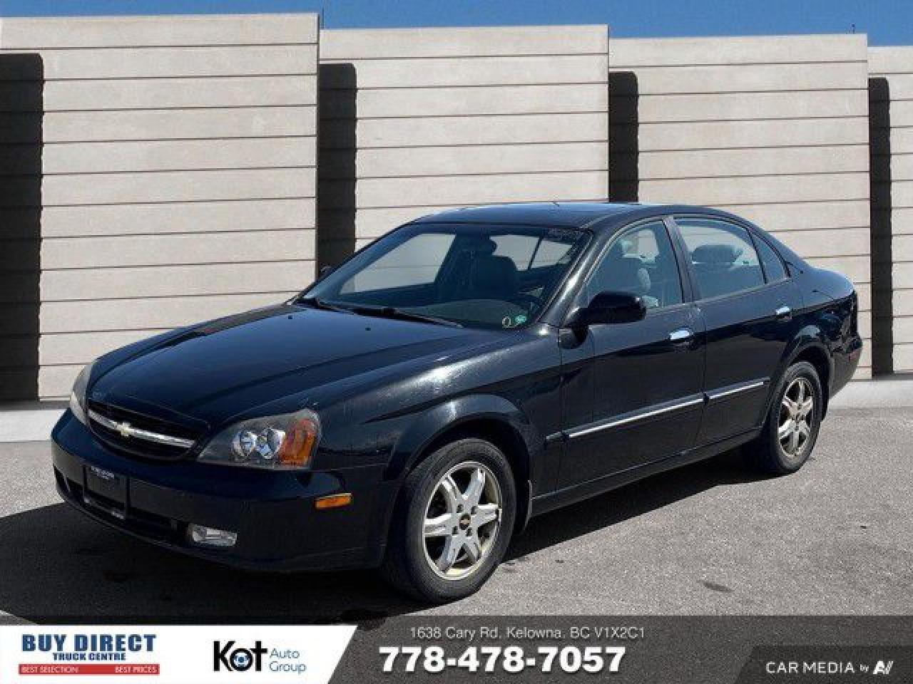 Used 2005 Chevrolet Epica LT AUTO, SUNROOF, WHEEL CONTROLS, HEATED LEATHER SEATS, AUTO WINDOWS!!! for sale in Kelowna, BC