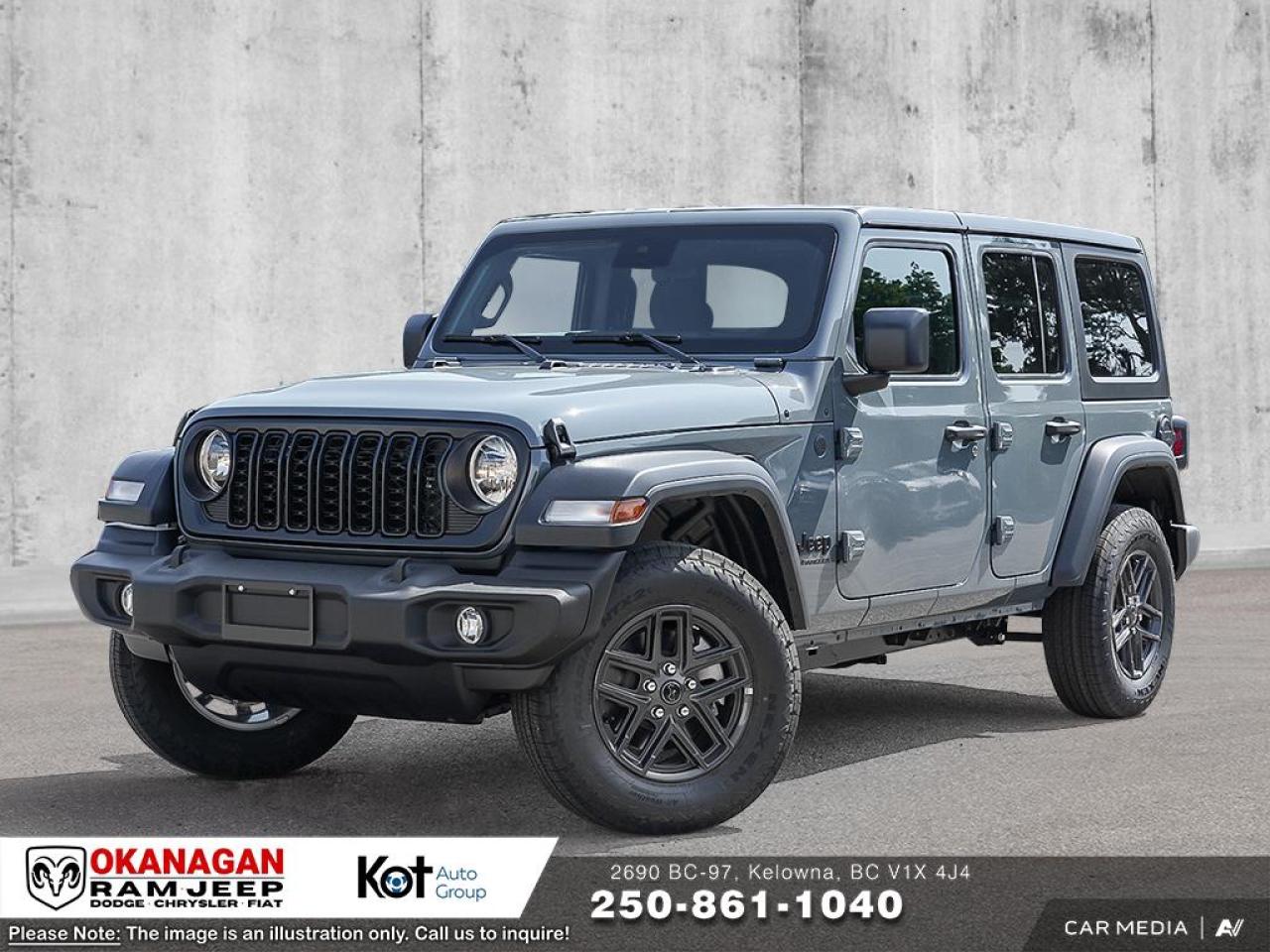 New 2025 Jeep Wrangler Sport S for sale in Kelowna, BC