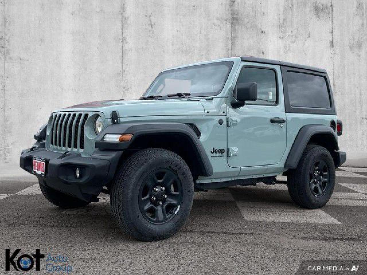 Used 2024 Jeep Wrangler Sport | Trailer Tow and Heavy Duty Electrical package | Multiple Undercarriage Skid Plates | Apple CarPlay and Android Auto for sale in Kelowna, BC
