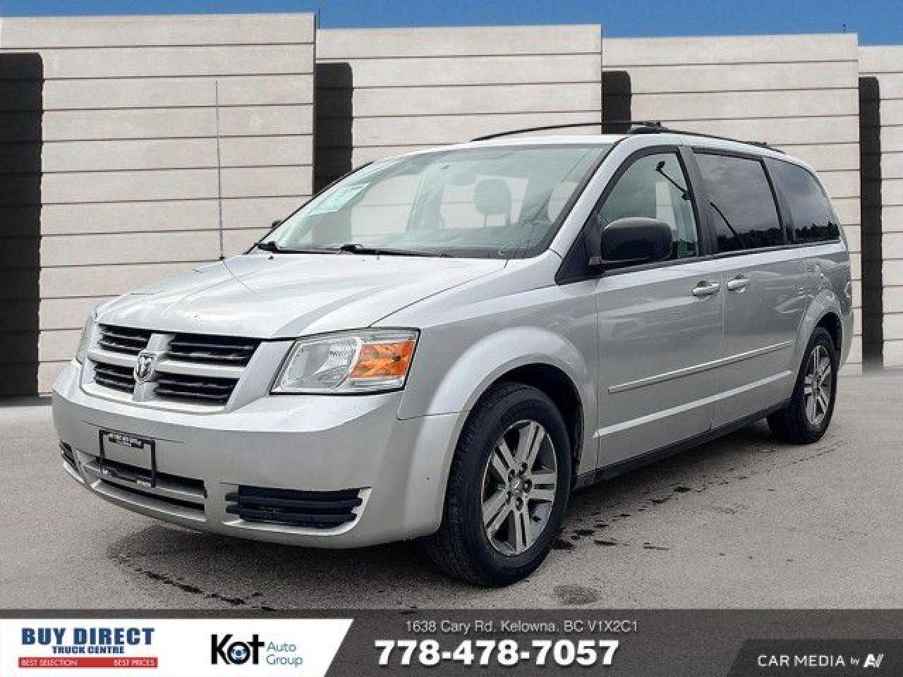 Used 2010 Dodge Grand Caravan SE AUTO, FABRIC SEATS, THREE ROWS, BLACK INTERIOR, AUTO WINDOWS, CD PLAYER WITH RADIO!! for sale in Kelowna, BC