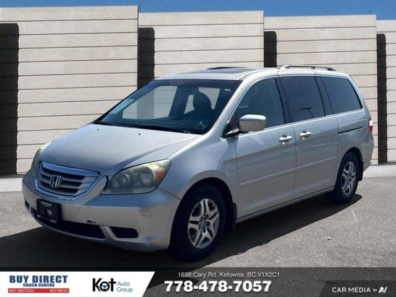 Used 2005 Honda Odyssey EX-L AUTO, KEYLESS ENTRY, 5 SEATER, AUTO WINDOWS, LEATHER HEATED SEATS!! for sale in Kelowna, BC