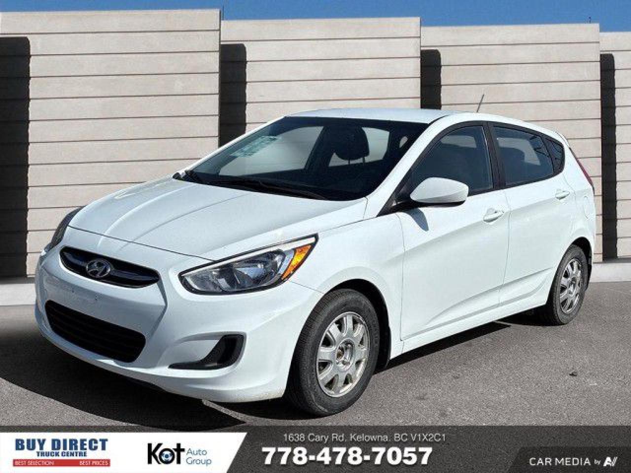 Used 2016 Hyundai Accent GL MANUAL, BLACK INTERIOR,BLUETOOTH, HEATED FABRIC SEATS, KEYLESS ENTRY, AUTO WINDOWS!!! for sale in Kelowna, BC