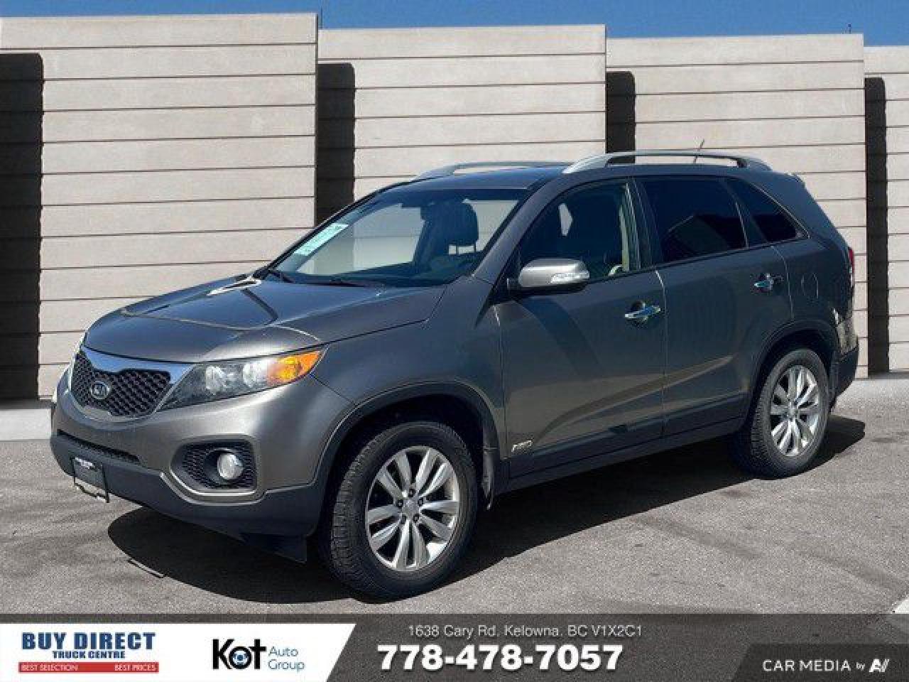 Used 2011 Kia Sorento EX Lux AUTO, KEYLESS ENTRY, LEATHER HEATED SEATS, BEIGE AND BLACK INTERIOR, SUNROOF, PUSH START, BLUETOOTH!!!! for sale in Kelowna, BC