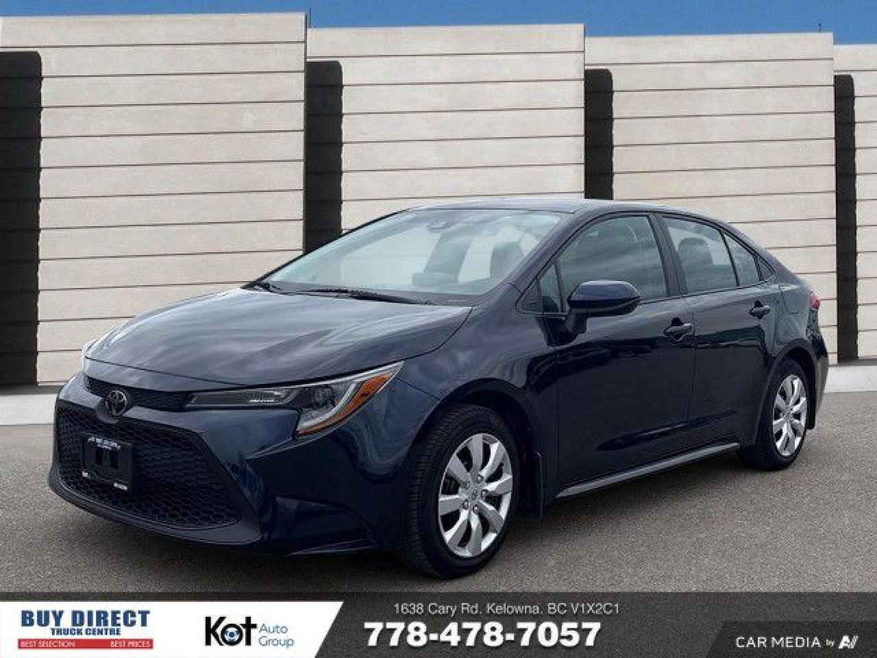 Used 2022 Toyota Corolla LE AUTO, KEYLESS ENTRY, BACK UP CAMERA, BLUETOOTH, LANE ASSIST, FABRIC SEATS, TOUCH SCREEN, BLACK INTERIOR!!! for sale in Kelowna, BC