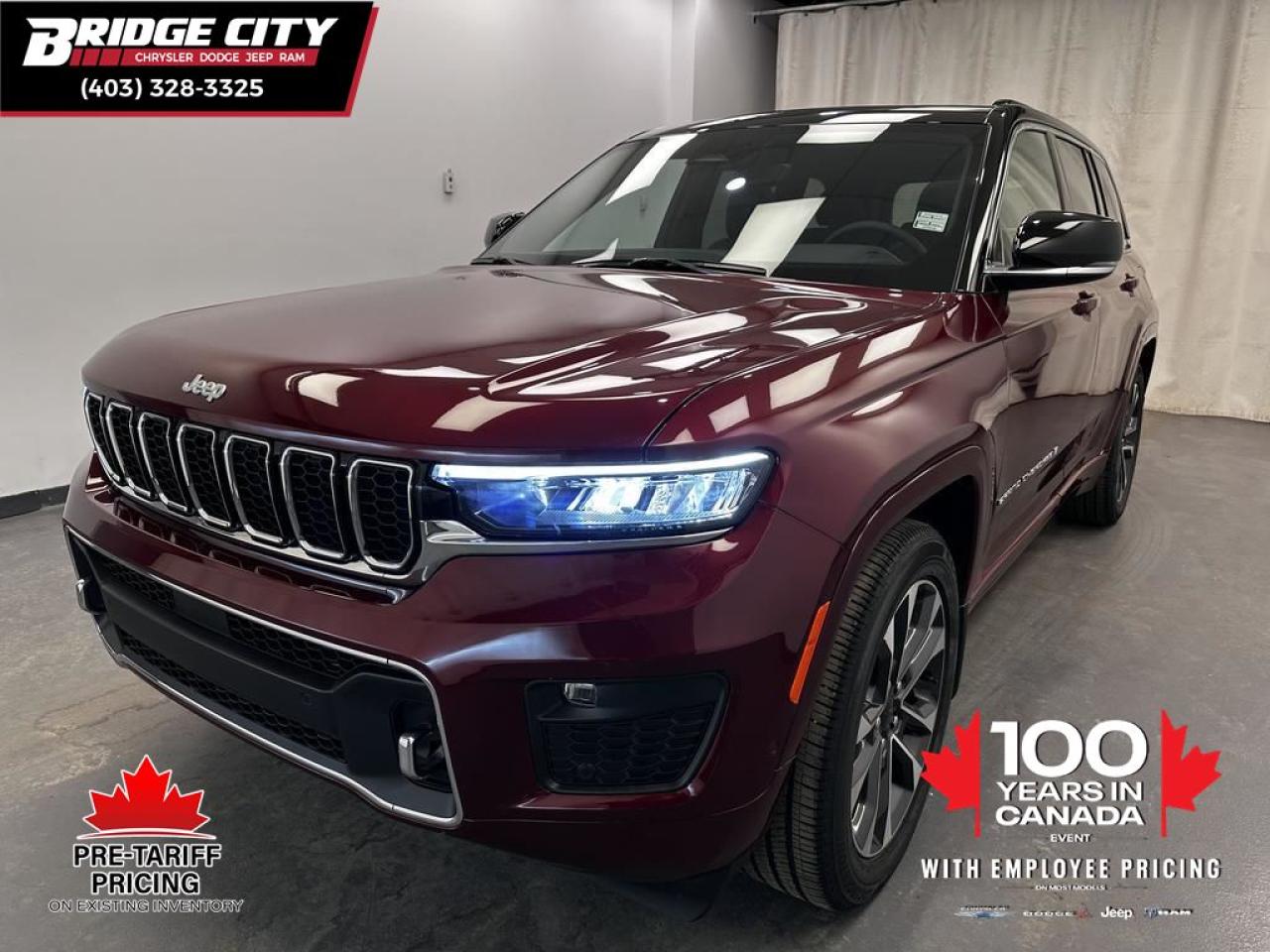 New 2025 Jeep Grand Cherokee Overland - Sunroof -  Cooled Seats for sale in Lethbridge, AB