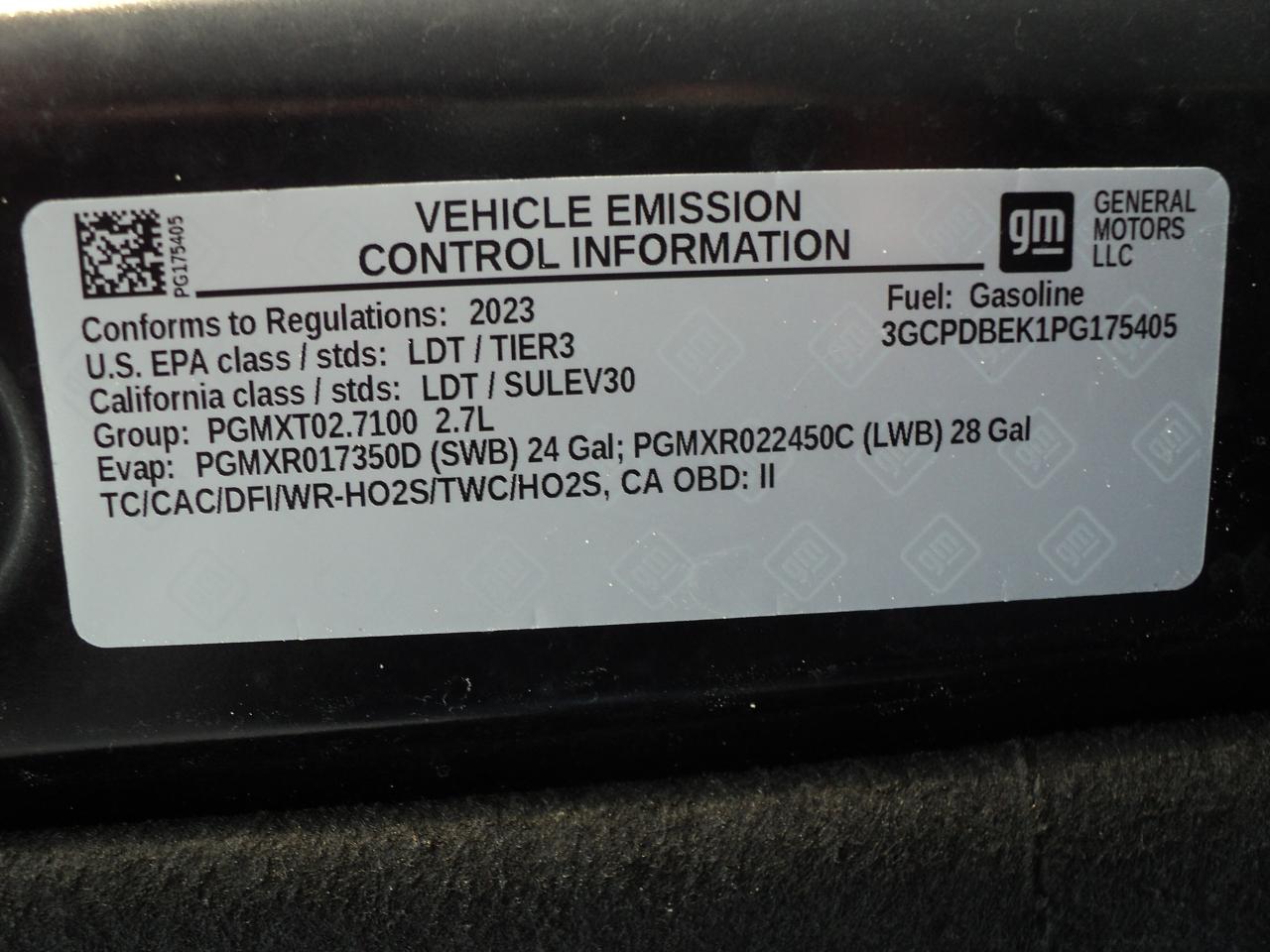 2023 Chevrolet Silverado 1500 Custom CrewCab 4x4 2.7L4cylGas 6'7"Box BackUpCam - Photo #27
