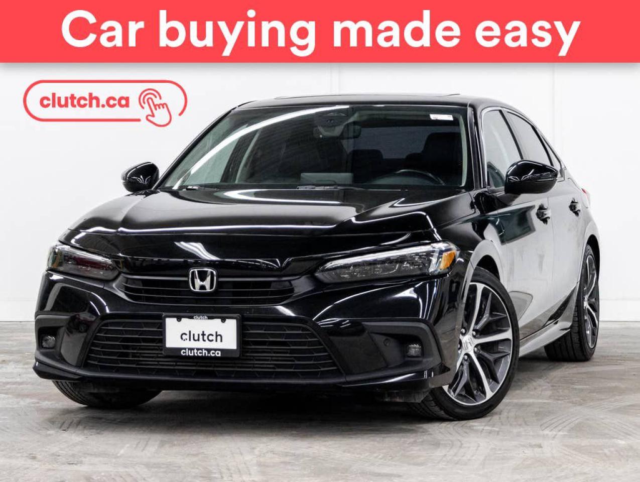 Used 2022 Honda Civic Touring w/ Apple CarPlay & Android Auto, Rearview Cam, Nav for sale in Toronto, ON