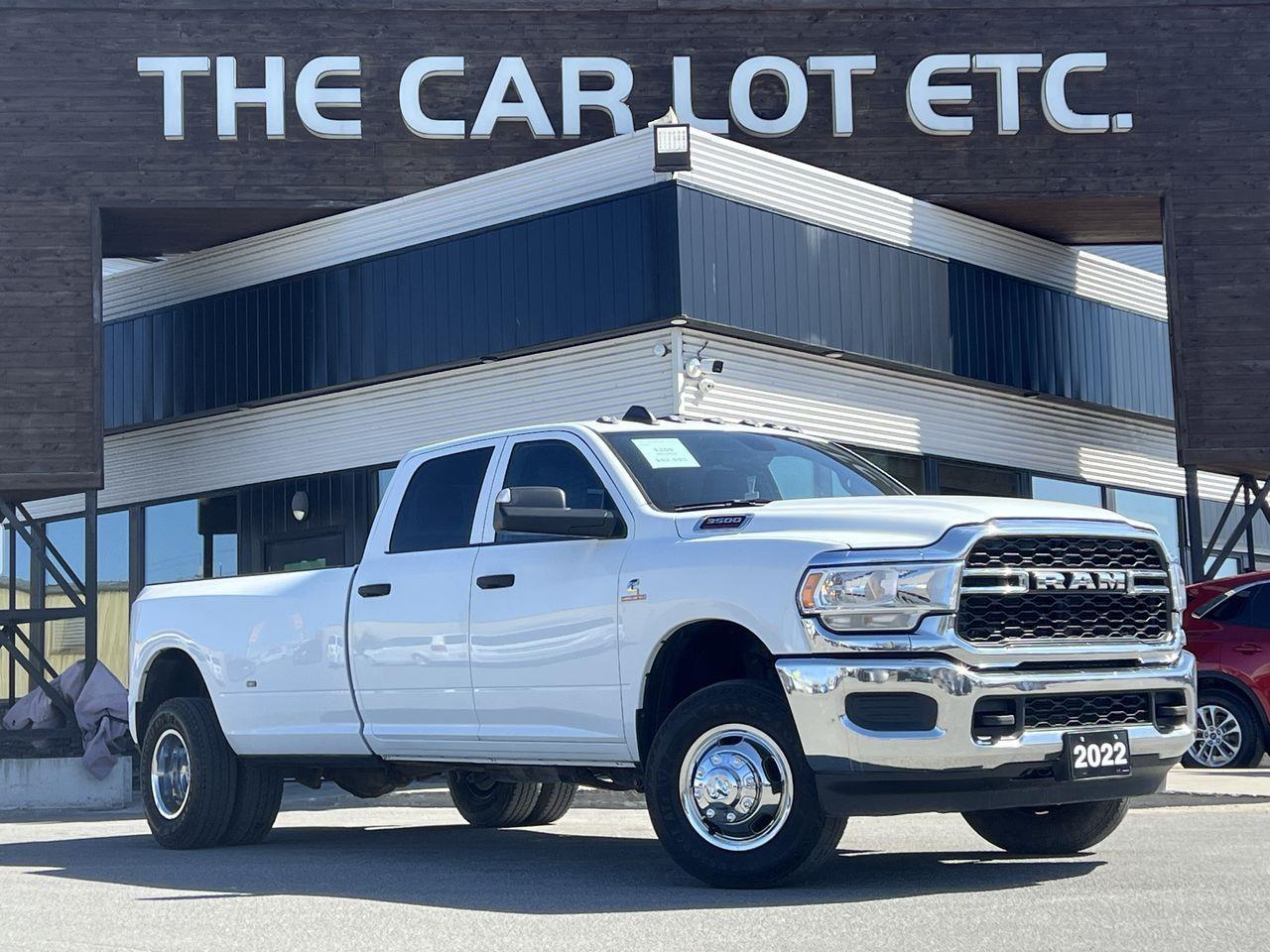 Used 2022 RAM 3500 Tradesman CUMMINS DIESEL DUALLY !!! APPLE CARPLAY/ANDROID AUTO, 6 PASSENGER, BACK UP CAM, SIRIUS XM!! for sale in Sudbury, ON
