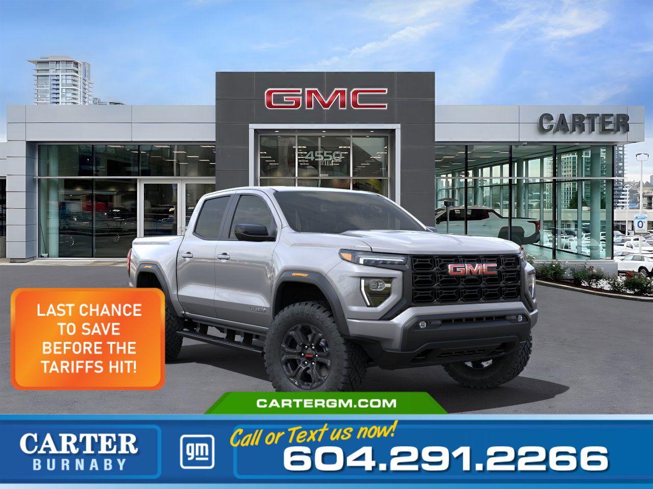 New 2025 GMC Canyon ELEVATION 4WD CREW CAB for sale in Burnaby, BC