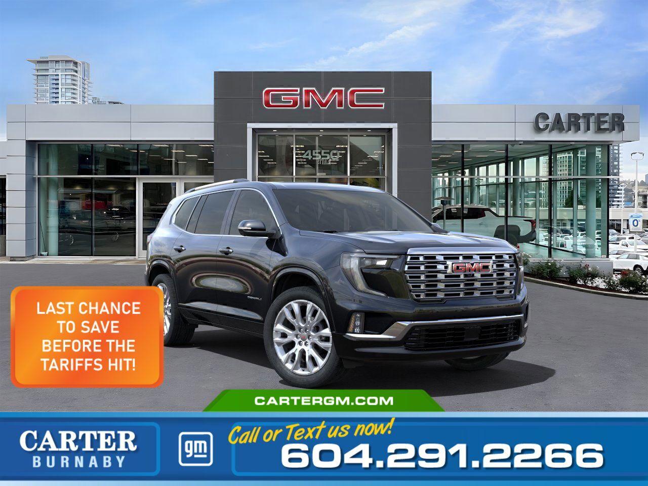 New 2025 GMC Acadia | Beat the Tariffs — Lock In Your Price Now! for sale in Burnaby, BC