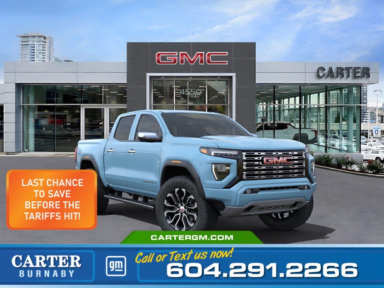 New 2025 GMC Canyon DENALI 4WD CREW CAB for sale in Burnaby, BC