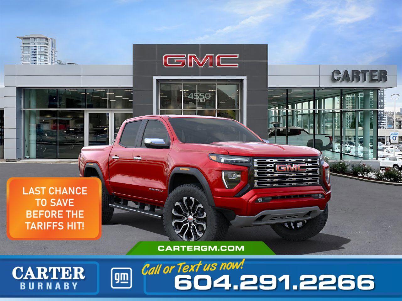 New 2025 GMC Canyon DENALI 4WD CREW CAB for sale in Burnaby, BC