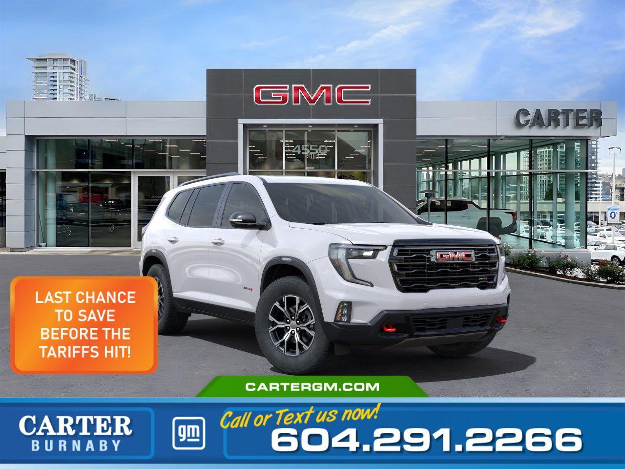 New 2025 GMC Acadia AWD | Beat the Tariffs — Lock In Your Price Now! for sale in Burnaby, BC