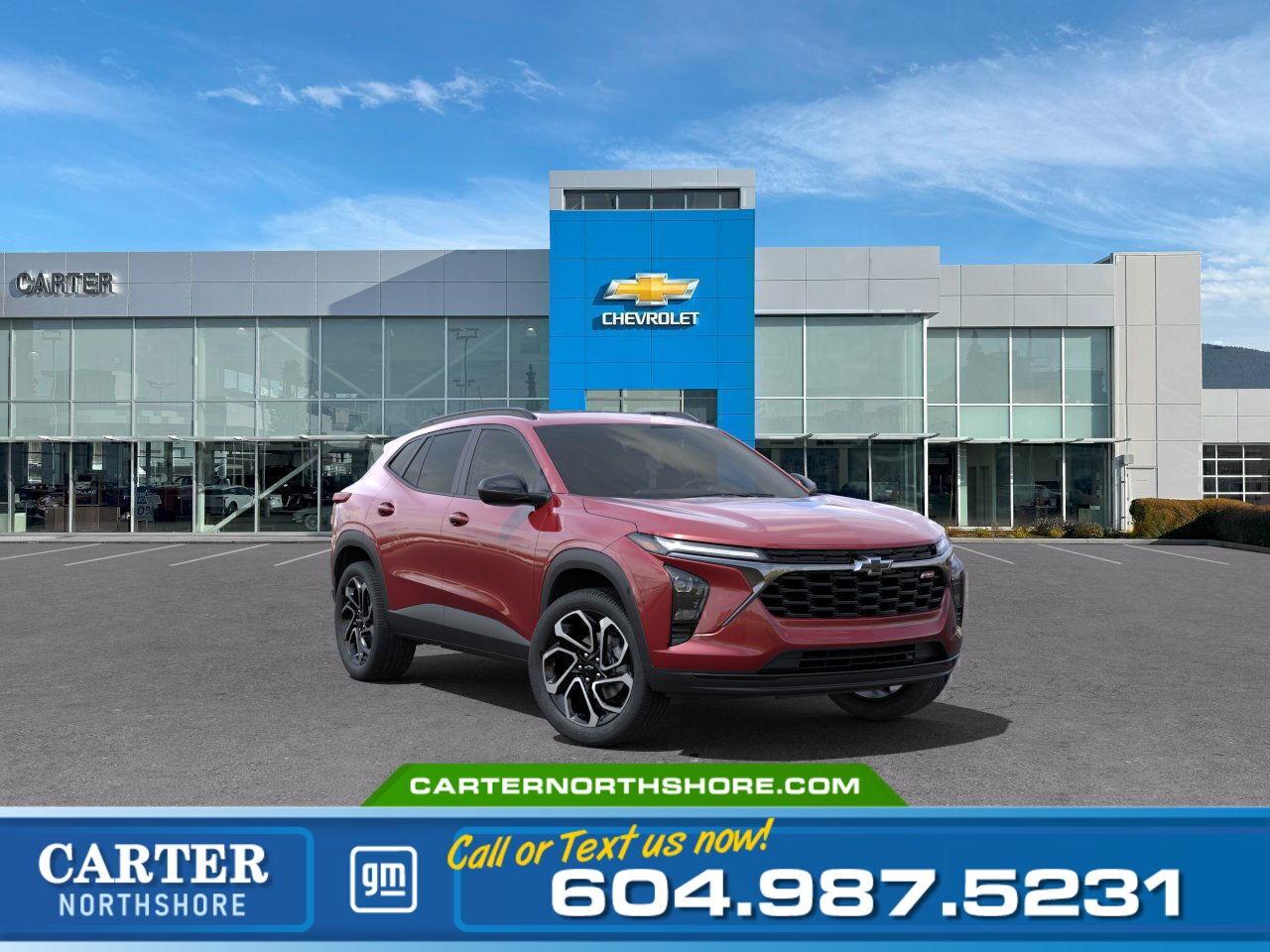 New 2025 Chevrolet Trax 2RS FWD | Pwr Sunroof/Heated Seats/Heated Steering for sale in North Vancouver, BC