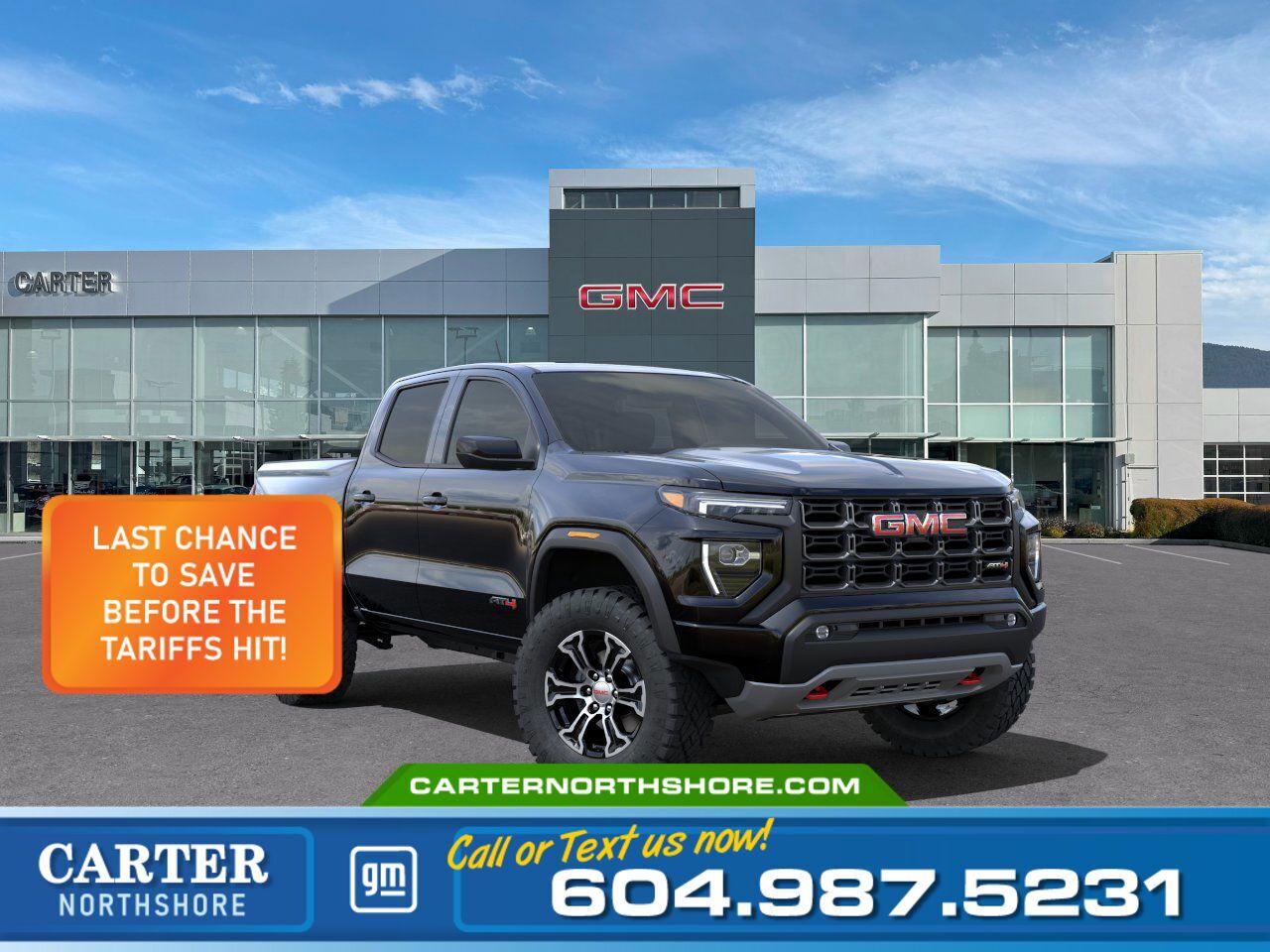 New 2025 GMC Canyon AT4 Crew Cab for sale in North Vancouver, BC