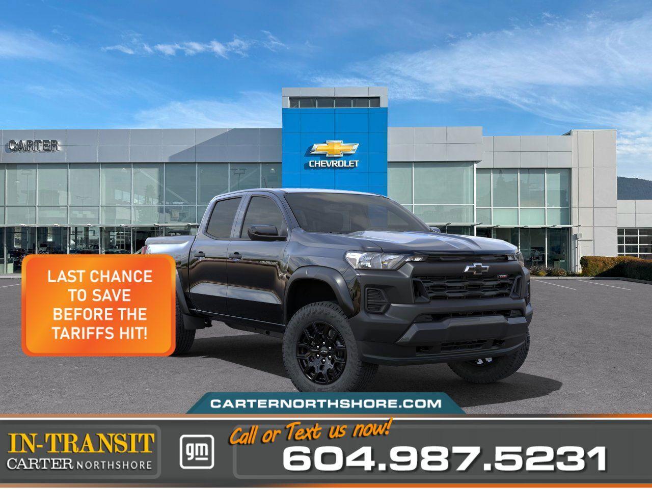New 2025 Chevrolet Colorado Trail Boss Crew Cab for sale in North Vancouver, BC