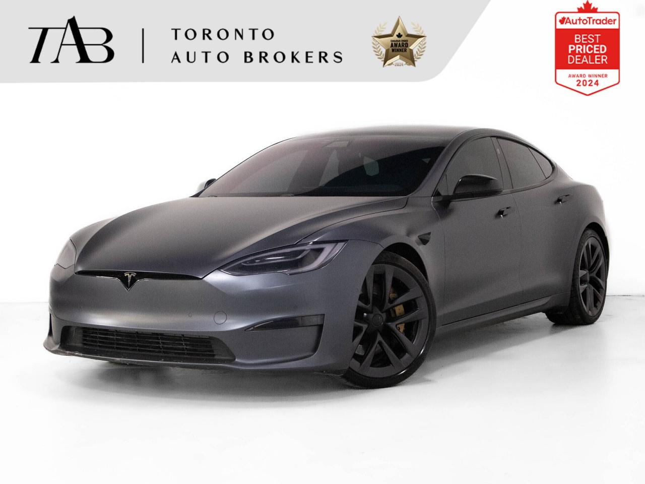 Used 2022 Tesla Model S YOKE STEERING | AWD | MATTE GREY | 21 IN WHEELS for sale in Vaughan, ON