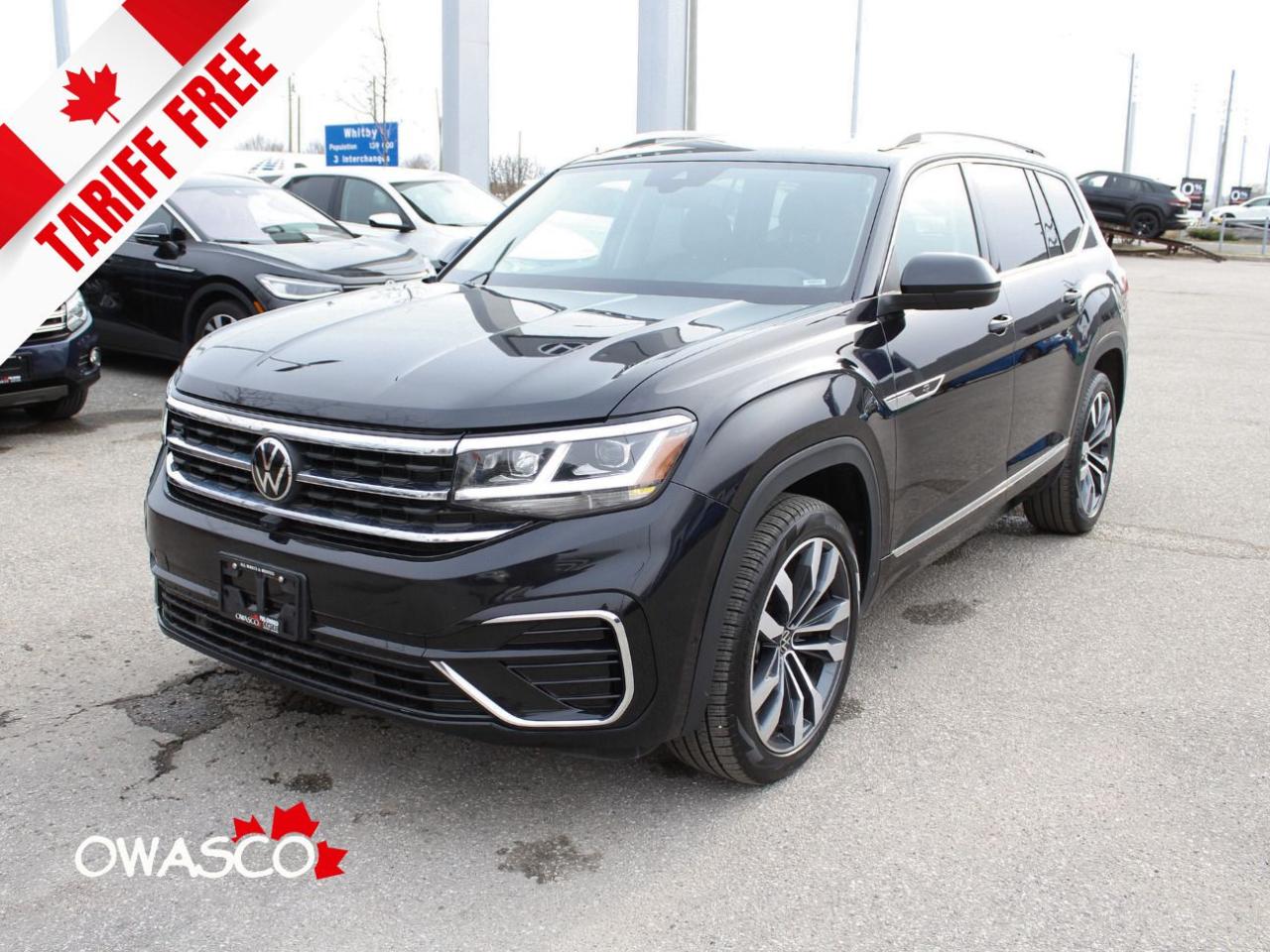 Used 2023 Volkswagen Atlas 3.6L Execline! Great kms! 7 Seater! Sunroof! for sale in Whitby, ON