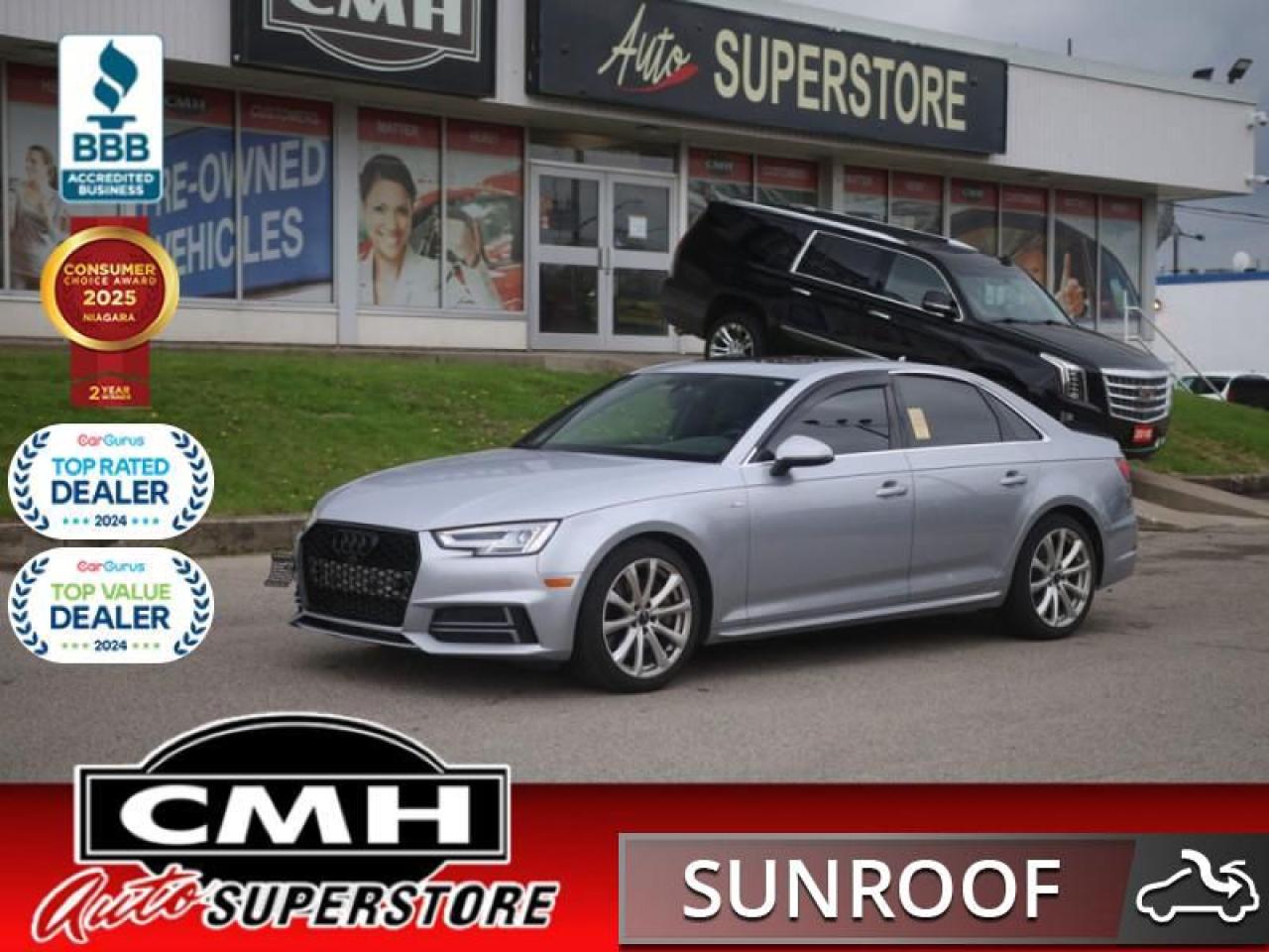 Used 2017 Audi A4 2.0T Progressiv S-Line  **S LINE - ROOF** for sale in St. Catharines, ON
