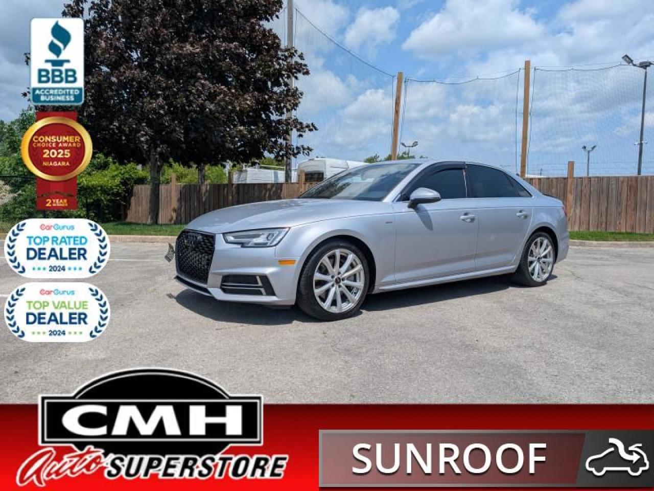 2017 Audi A4 2.0T Progressiv S-Line  **S LINE - ROOF**