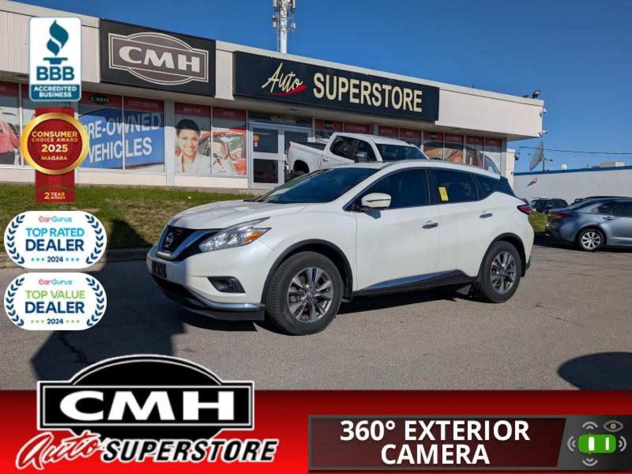 Used 2017 Nissan Murano SL  **360 CAM - PANO SUNROOF** for sale in St. Catharines, ON