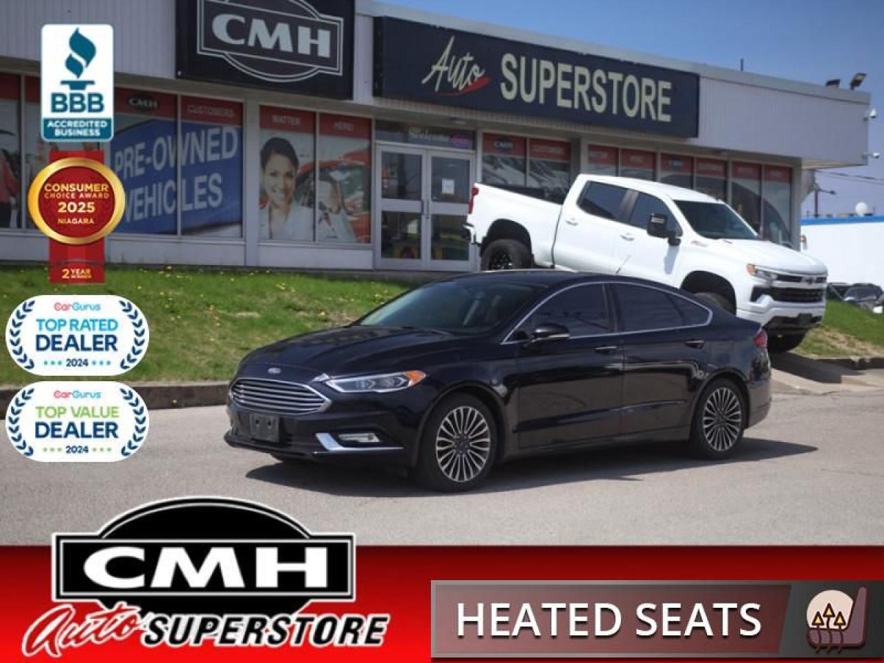 Used 2017 Ford Fusion SE  **SE TECH - MOONROOF** for sale in St. Catharines, ON
