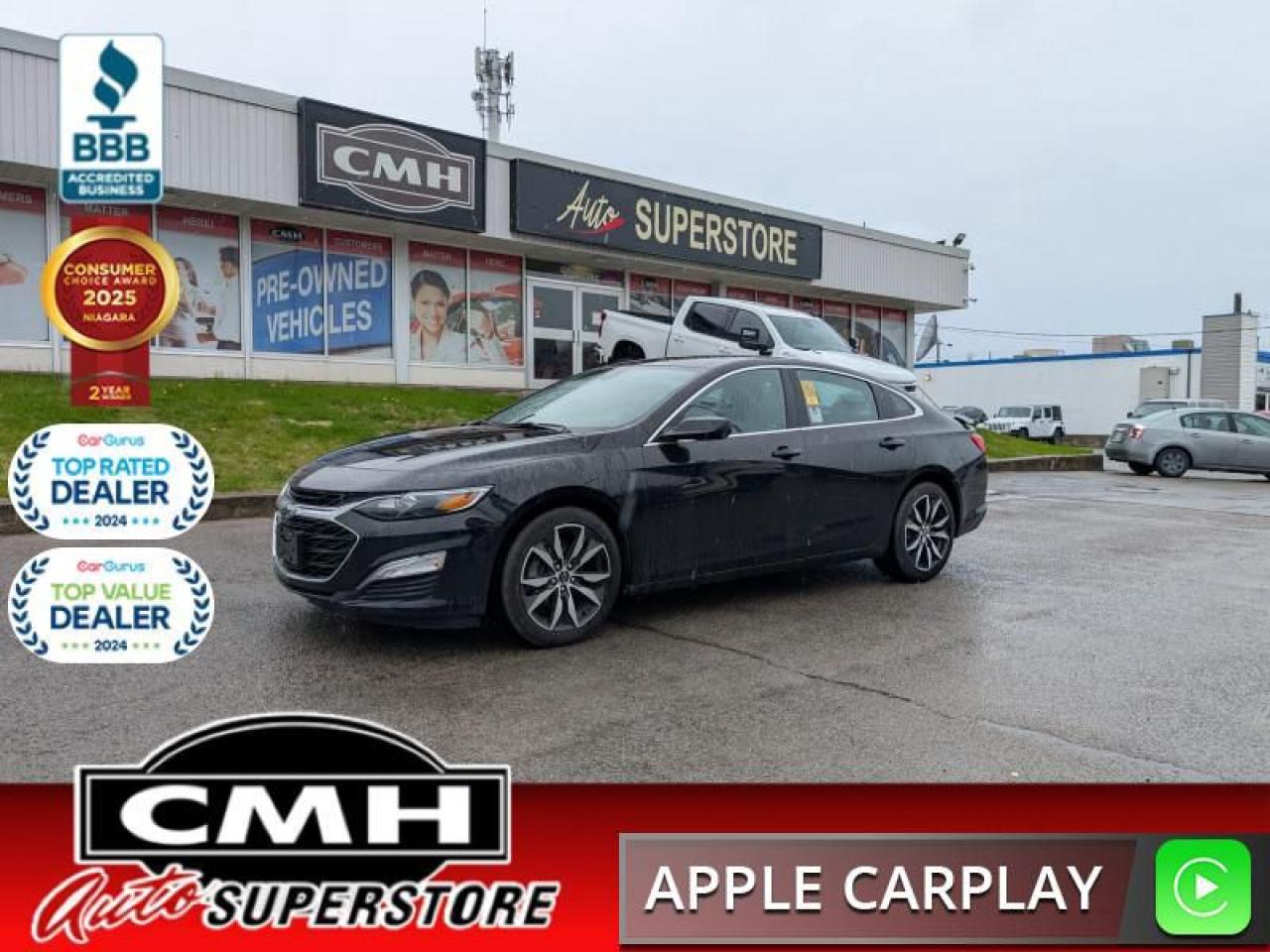 Used 2022 Chevrolet Malibu RS  **CAM - APPLE-CP - P/SEAT** for sale in St. Catharines, ON
