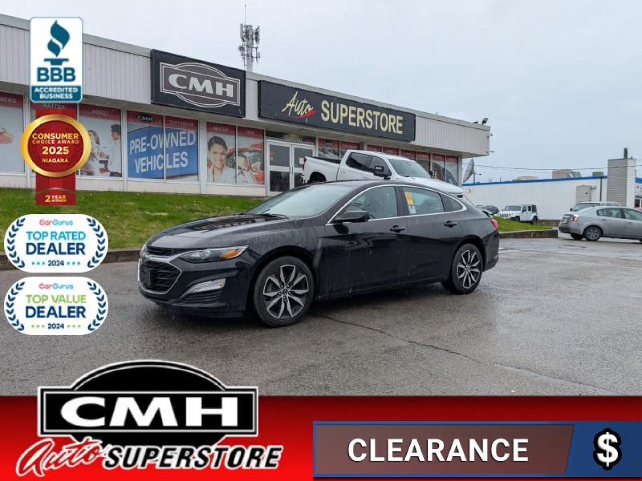 2022 Chevrolet Malibu RS  **CAM - APPLE-CP - P/SEAT**