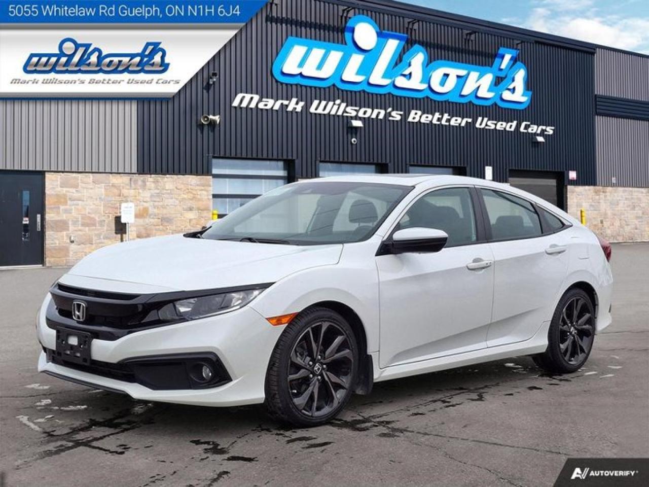 Used 2020 Honda Civic Sedan Sport | Sunroof | Heated Seats | Reverse Cam | Remote Start | Adaptative Cruise | New Tires | for sale in Guelph, ON