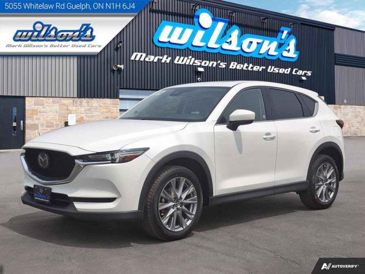 Used 2021 Mazda CX-5 GT AWD | Leather | Sunroof | Nav | HUD | Cooled + Heated Seats | Heated Wheel | and More ! for sale in Guelph, ON