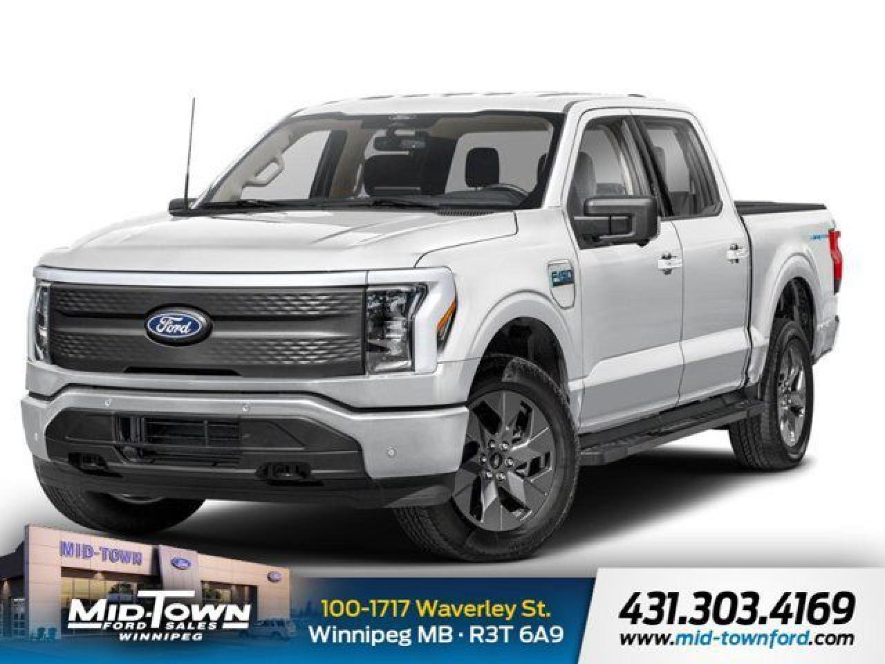 New 2024 Ford F-150 Lightning Flash | 12 Productivity Screen | 360 Camera for sale in Winnipeg, MB
