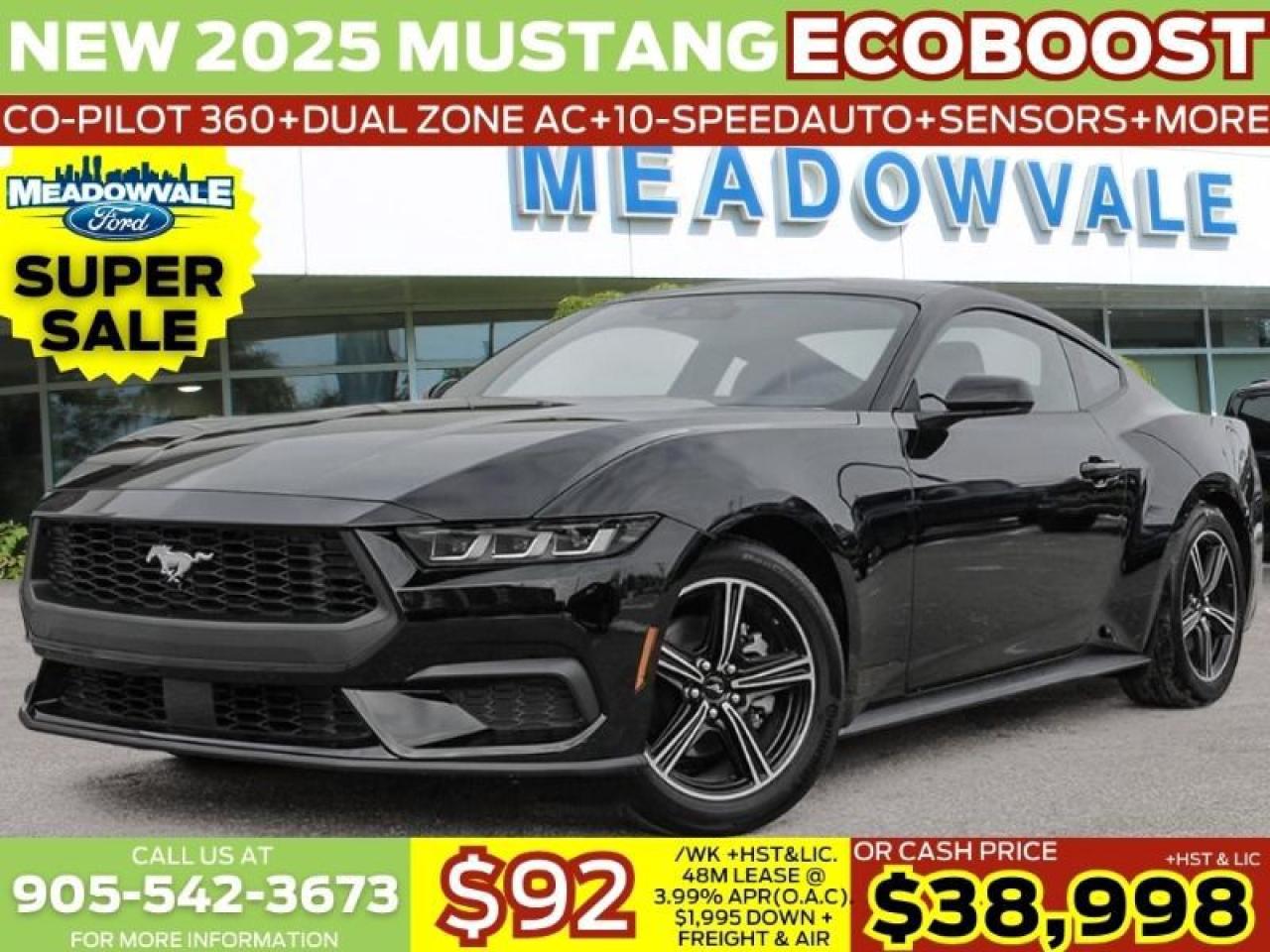 New 2025 Ford Mustang EcoBoost Fastback for sale in Mississauga, ON